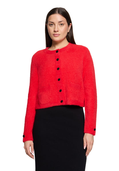 Strickjacke Kurz 1/1 Arm High Risk Red Bild 3