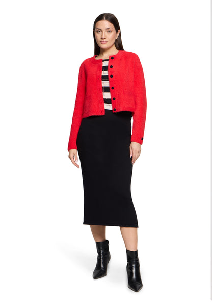 Strickjacke Kurz 1/1 Arm High Risk Red Bild 5