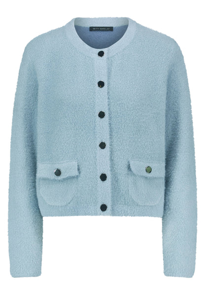 Strickjacke Kurz 1/1 Arm Blue Fog Bild 1