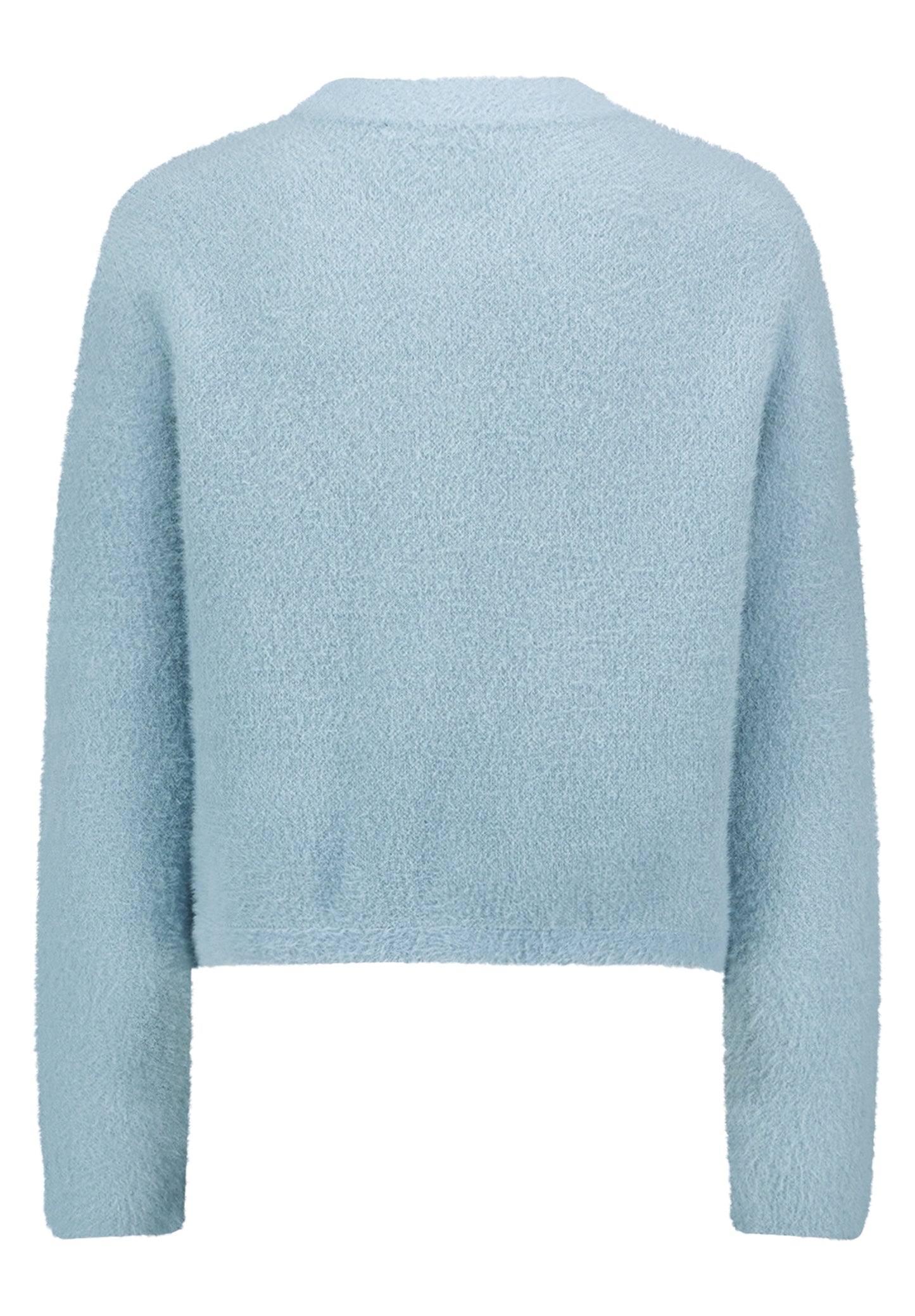 Strickjacke Kurz 1/1 Arm Blue Fog Bild 2