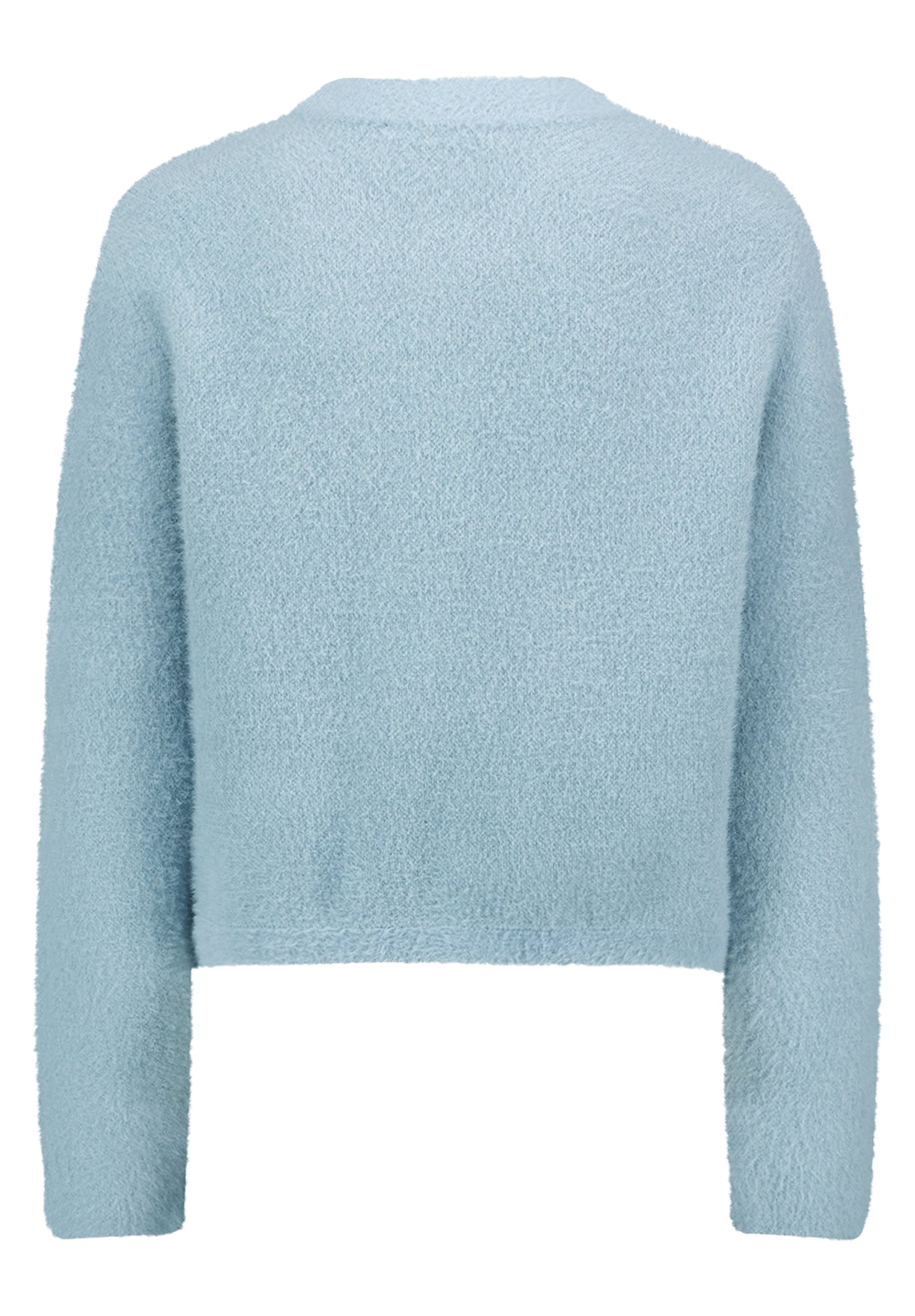 Strickjacke Kurz 1/1 Arm Blue Fog Bild 2