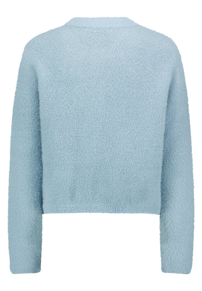 Strickjacke Kurz 1/1 Arm Blue Fog Bild 2