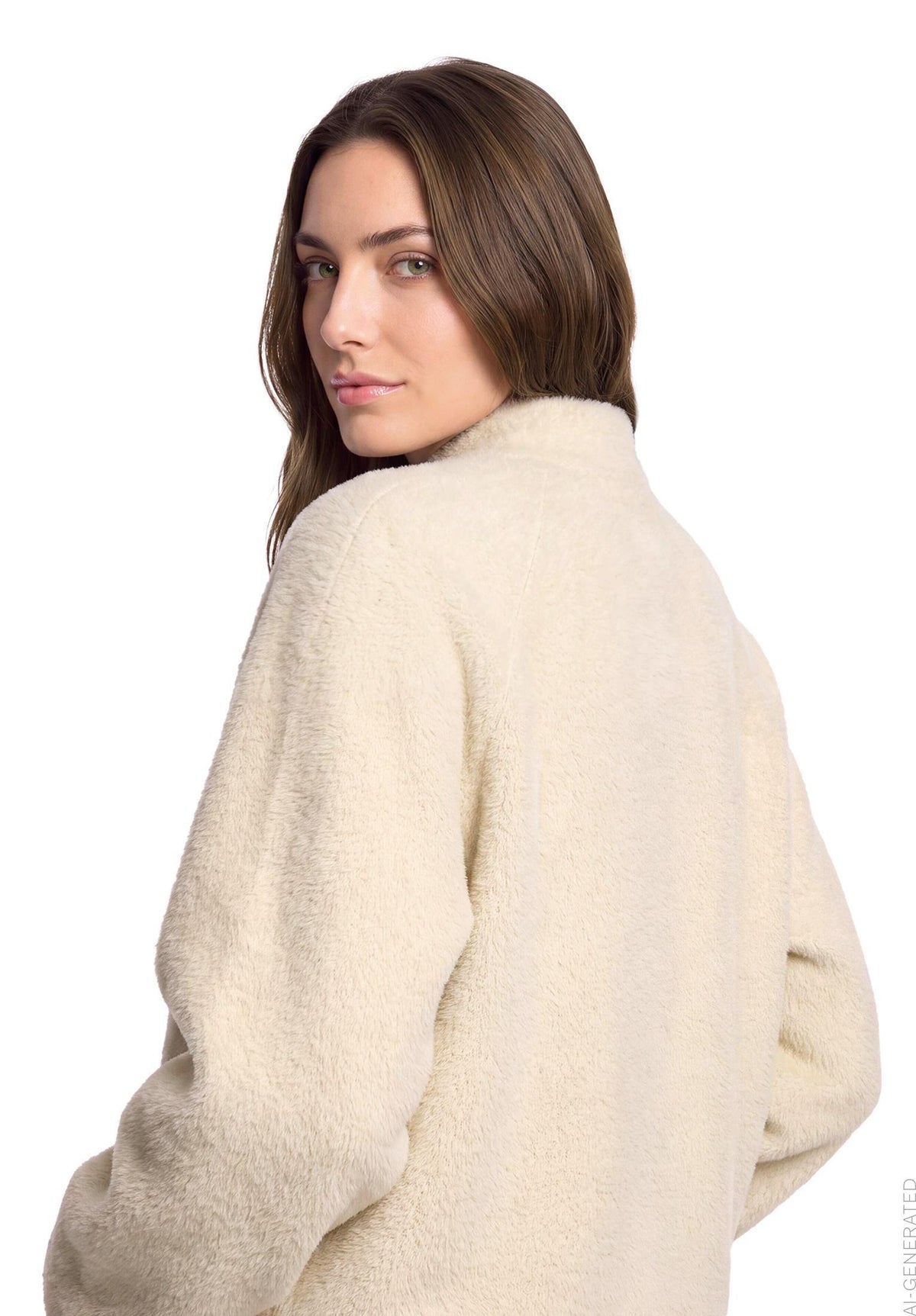 Strickjacke Kurz 1/1 Arm Pastel Sand Bild 7