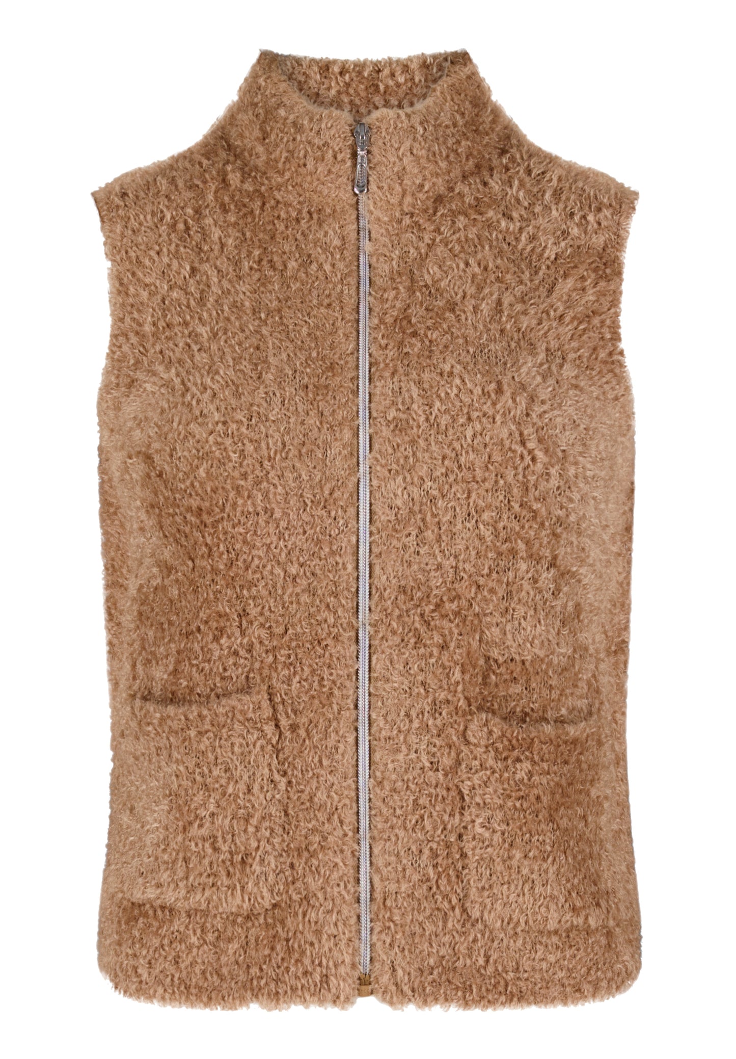 Strickjacke Kurz ohne Arm Golden Camel Bild 1