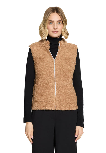 Strickjacke Kurz ohne Arm Golden Camel Bild 3