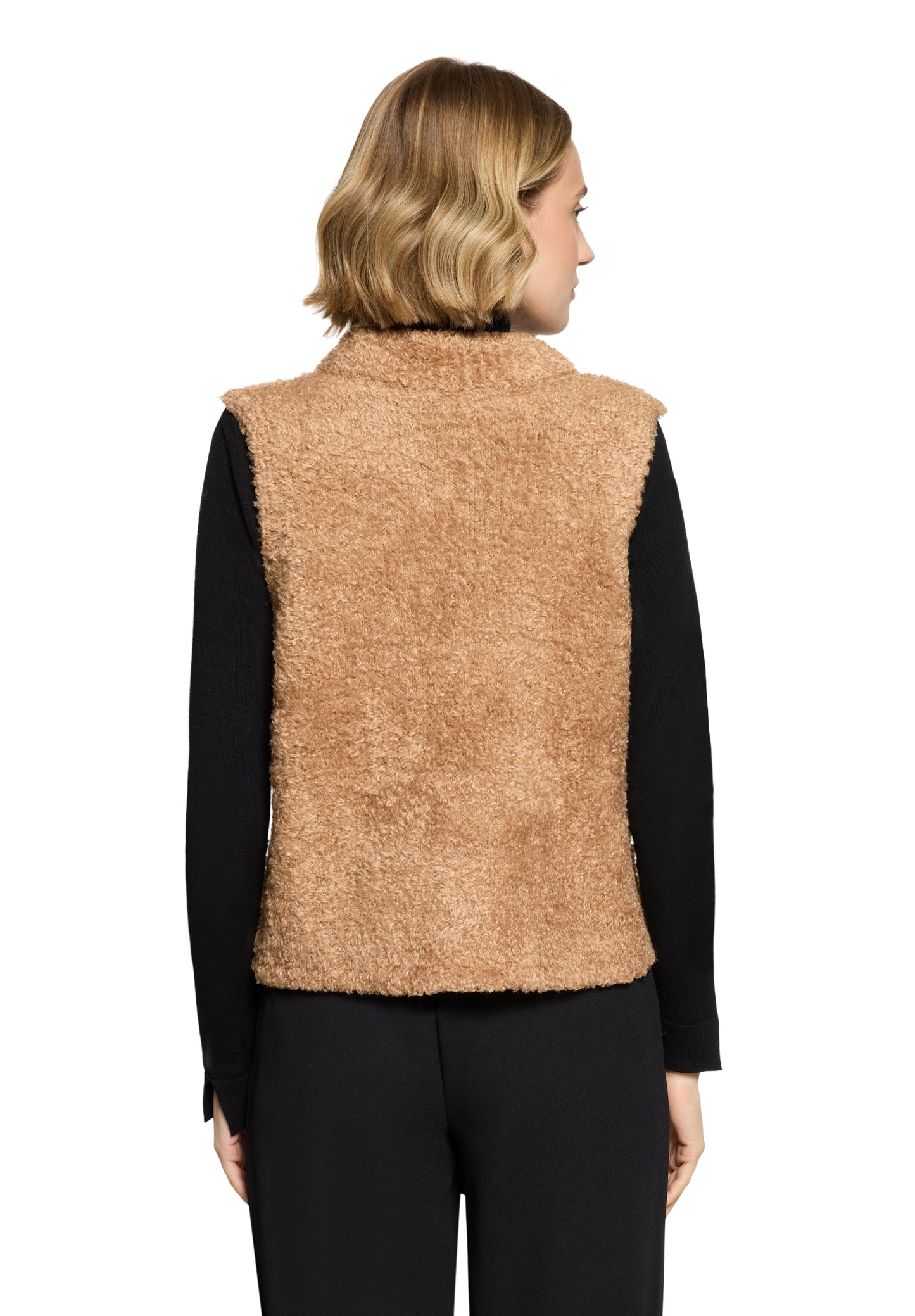Strickjacke Kurz ohne Arm Golden Camel Bild 4