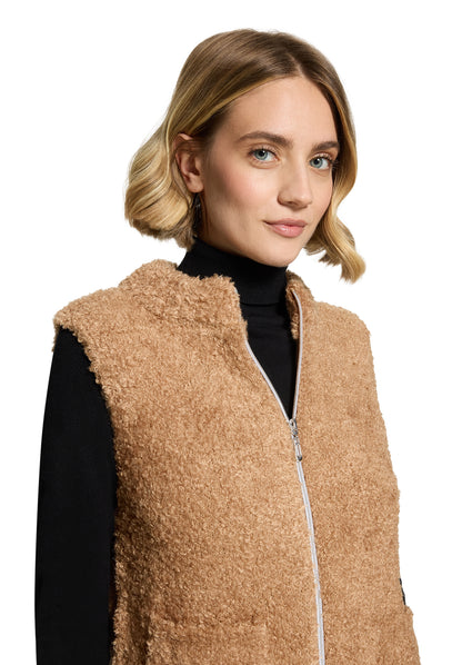 Strickjacke Kurz ohne Arm Golden Camel Bild 6