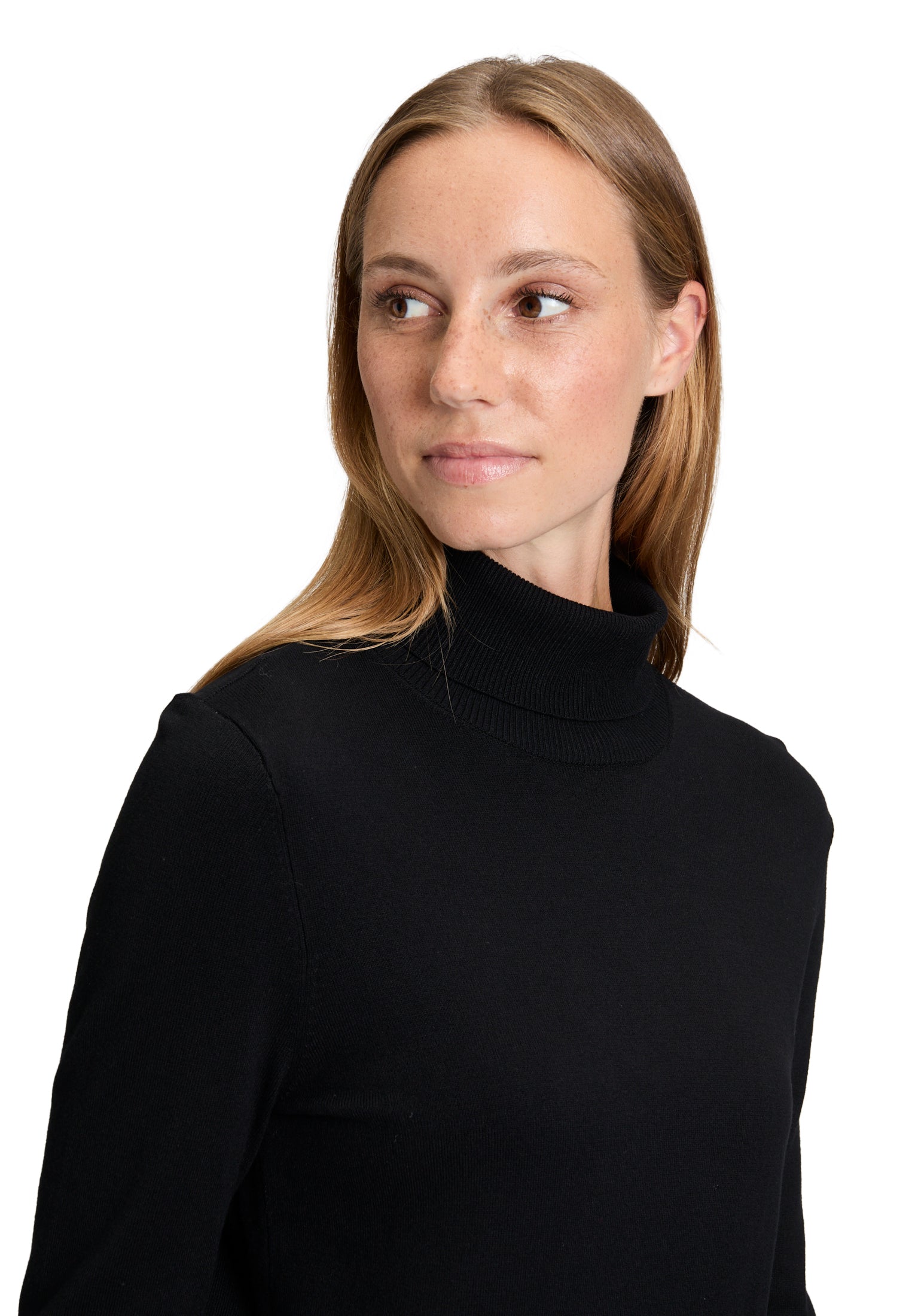 Strickpullover Kurz 1/1 Arm Black Bild 6