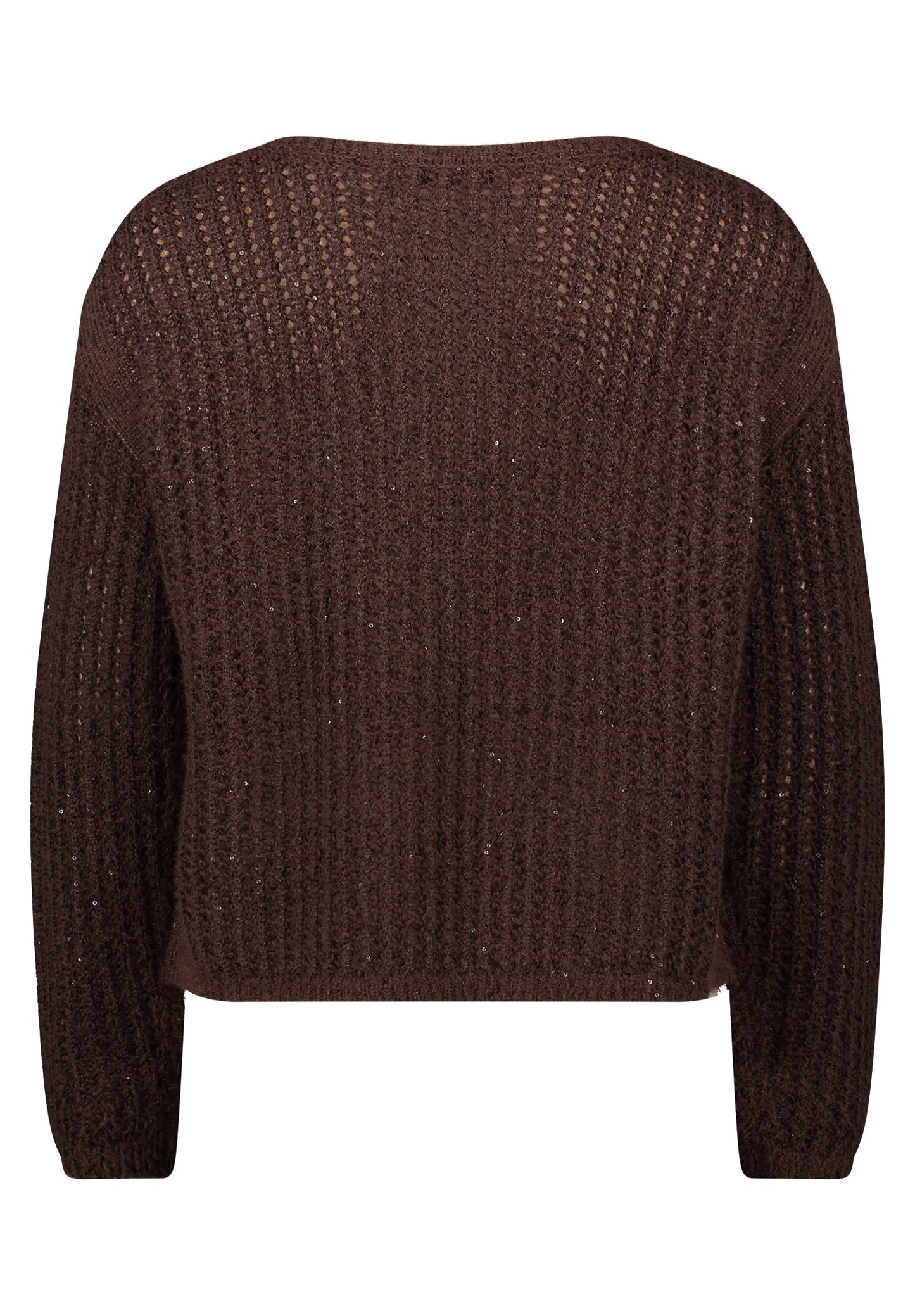 Strickpullover Kurz 1/1 Arm Light Maroon Bild 2