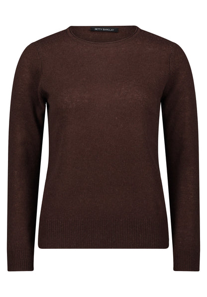 Strickpullover Kurz 1/1 Arm Light Maroon Bild 1