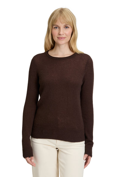 Strickpullover Kurz 1/1 Arm Light Maroon Bild 3