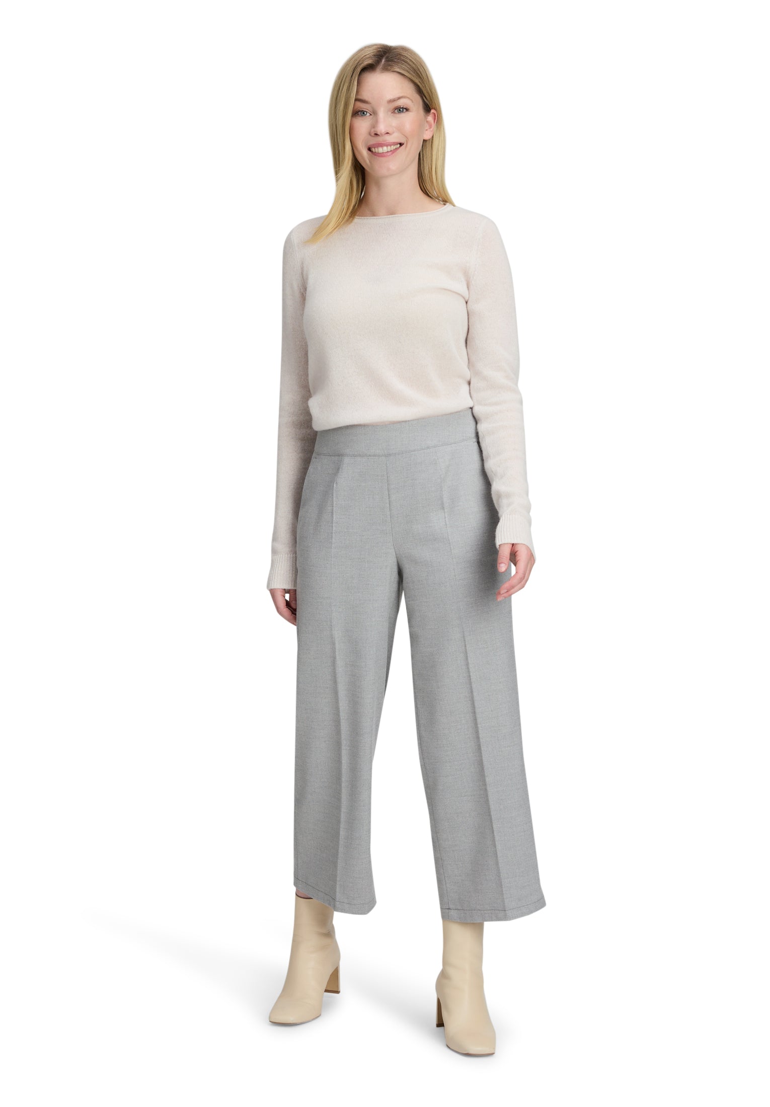 Strickpullover Kurz 1/1 Arm Pastel Sand Bild 5