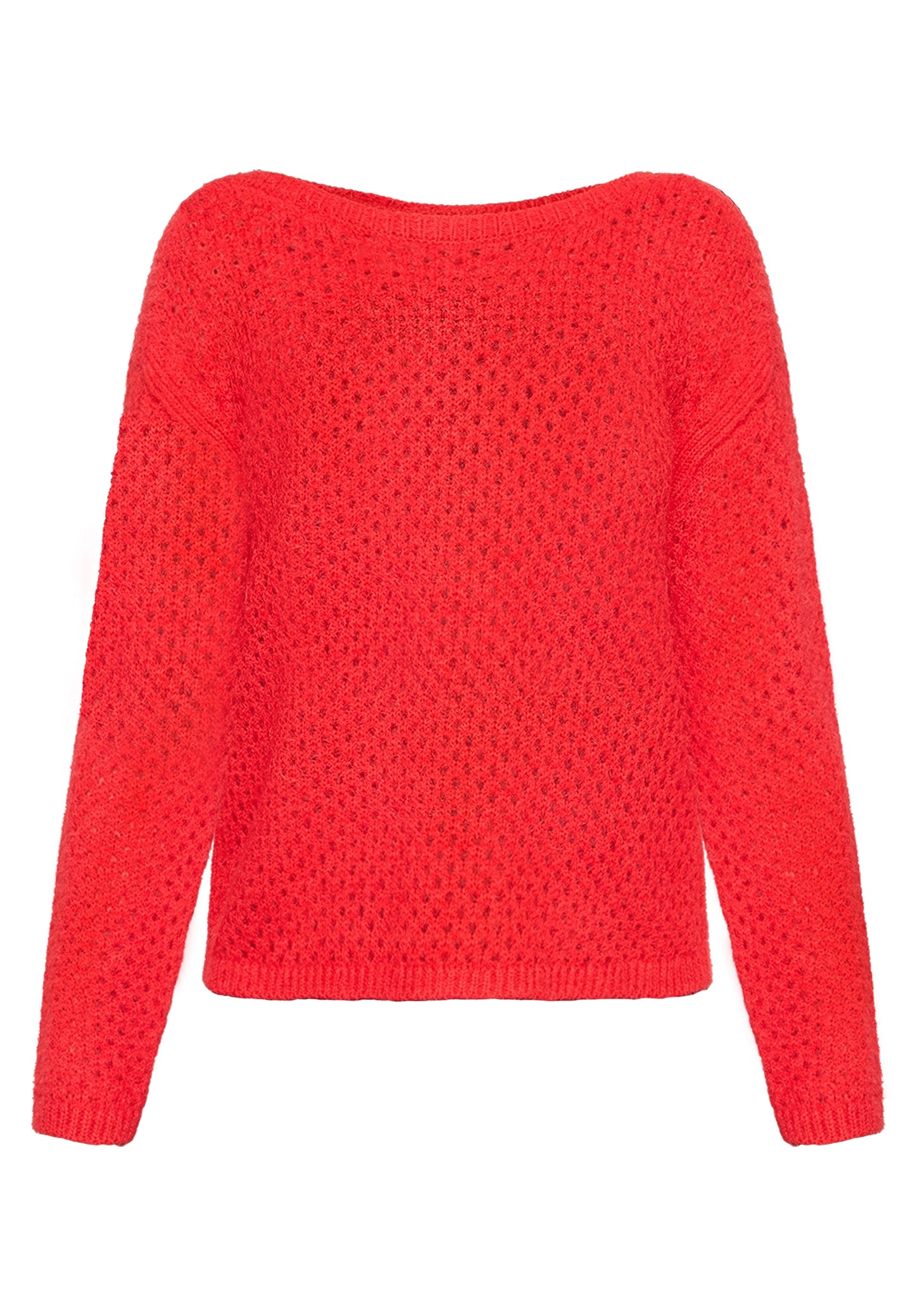 Strickpullover Kurz 1/1 Arm High Risk Red Bild 1