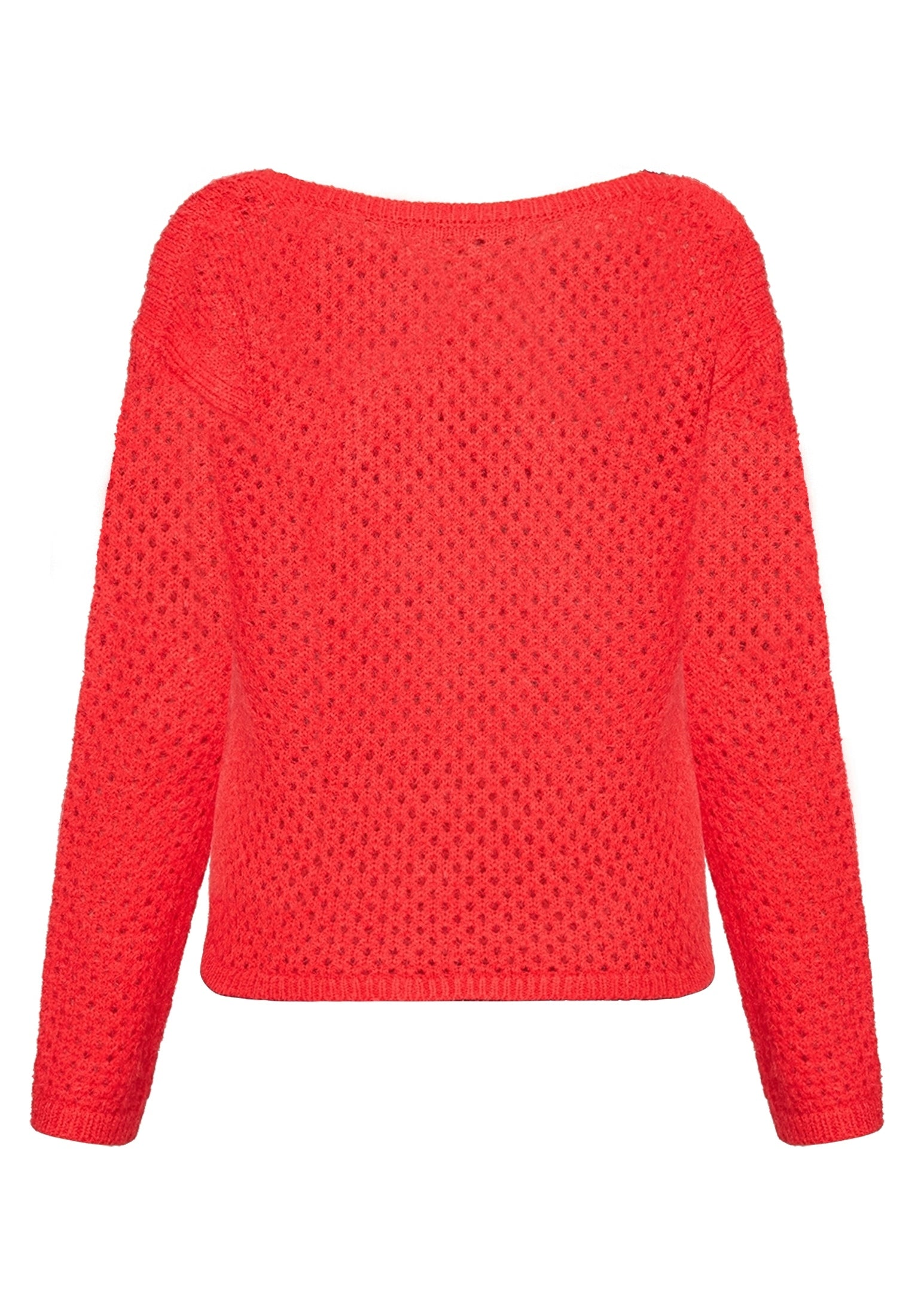 Strickpullover Kurz 1/1 Arm High Risk Red Bild 2