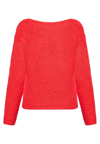 Strickpullover Kurz 1/1 Arm High Risk Red Bild 2