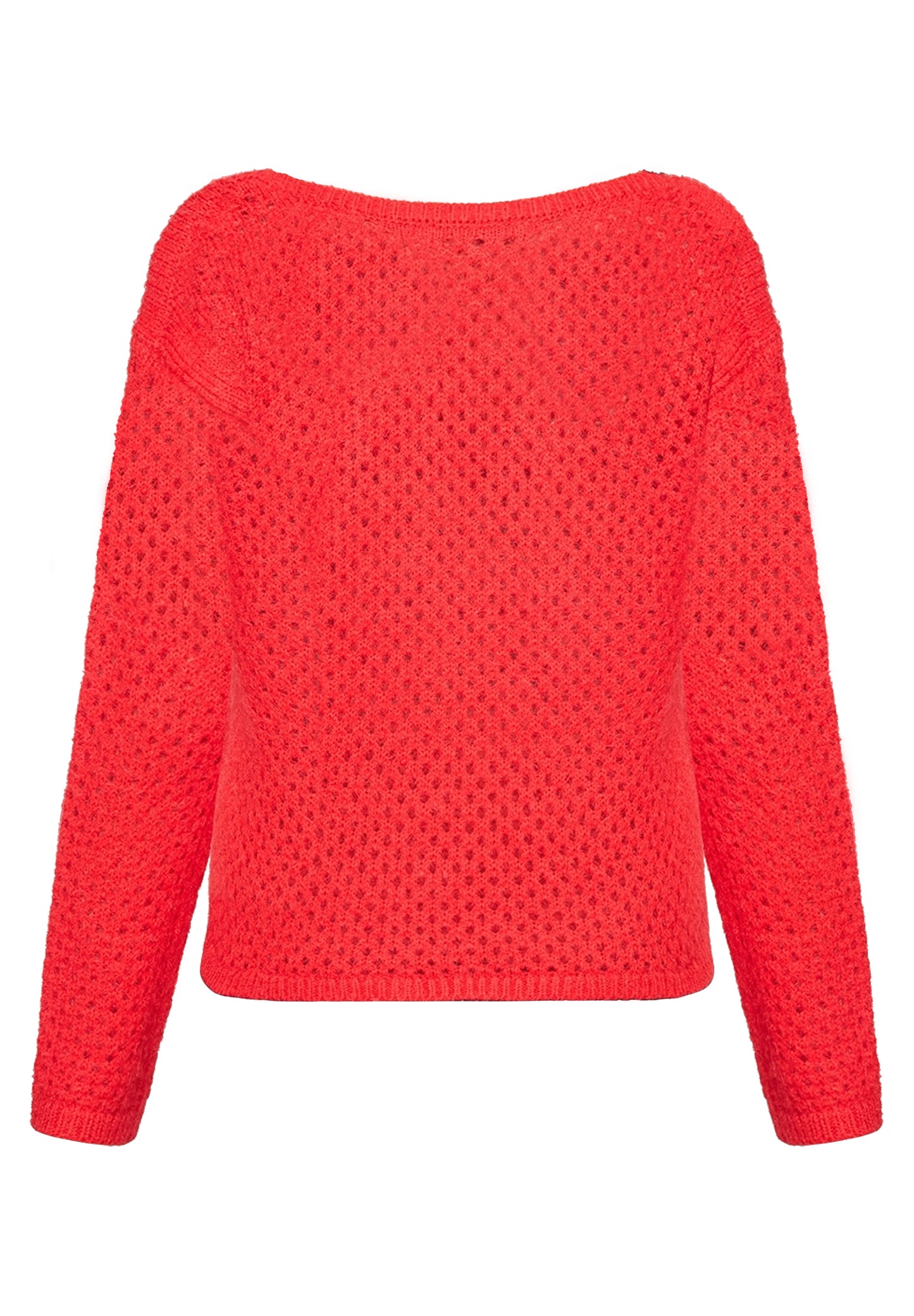 Strickpullover Kurz 1/1 Arm High Risk Red Bild 2