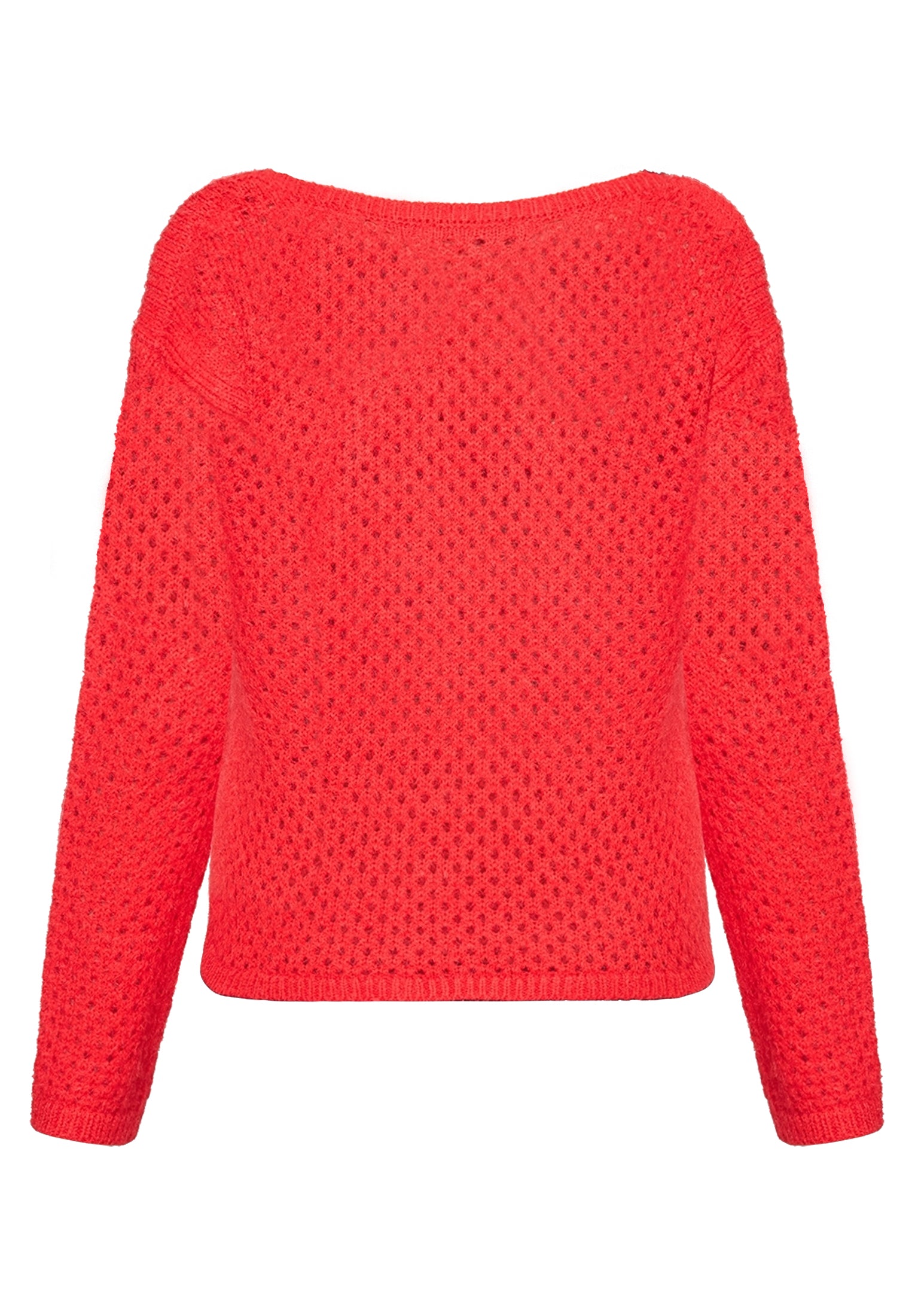 Strickpullover Kurz 1/1 Arm High Risk Red Bild 2