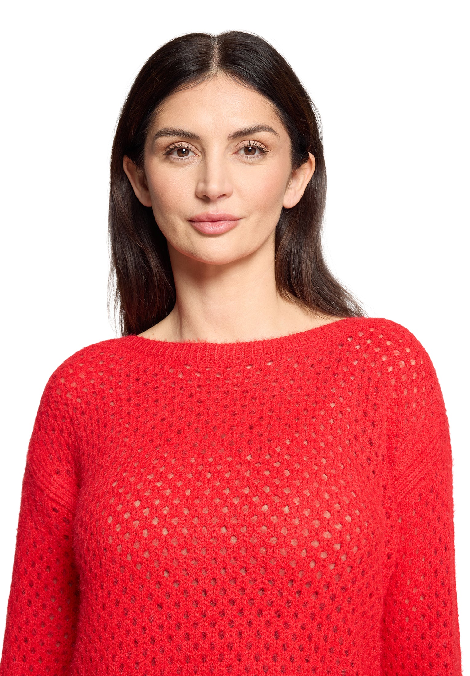 Strickpullover Kurz 1/1 Arm High Risk Red Bild 6