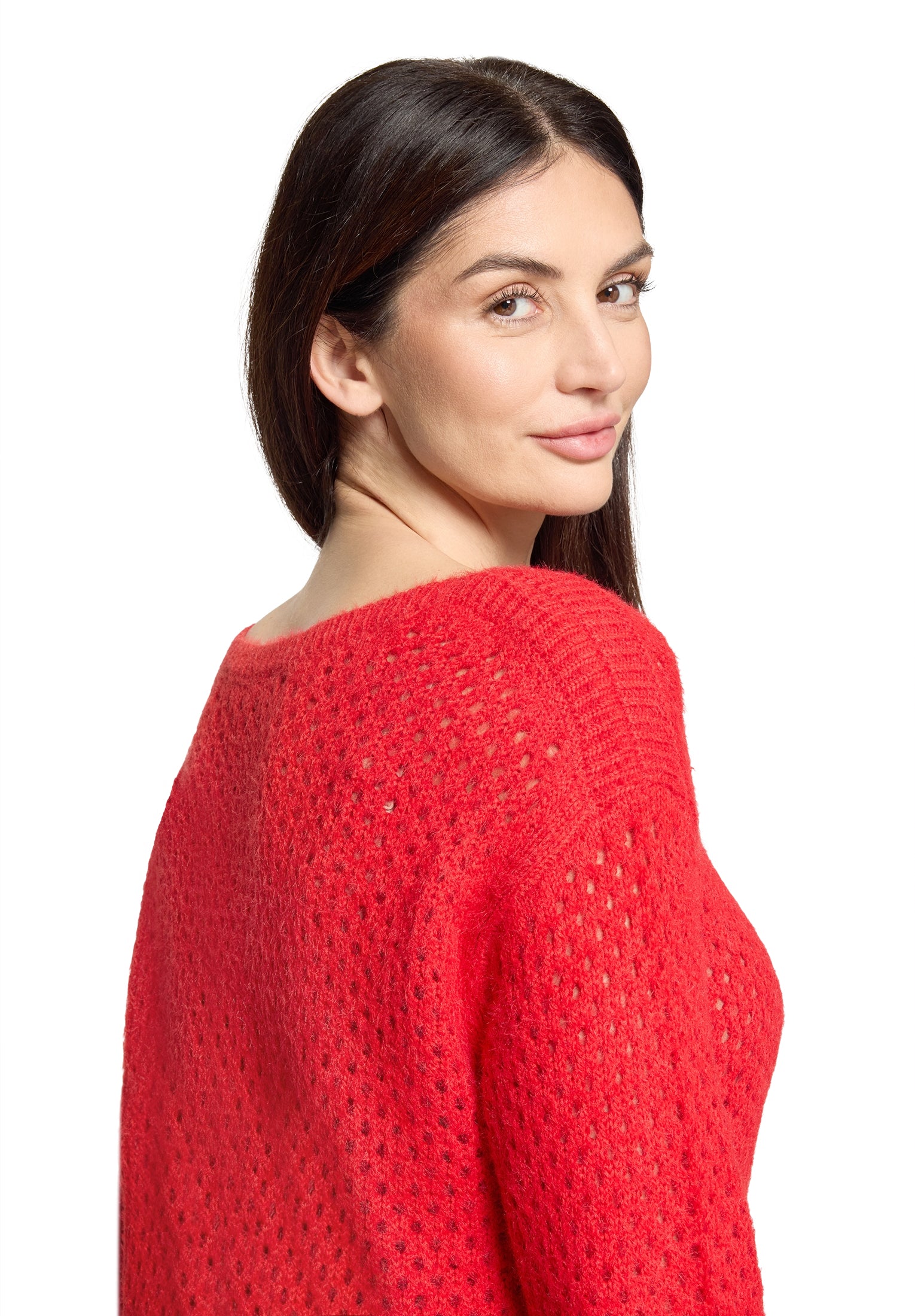 Strickpullover Kurz 1/1 Arm High Risk Red Bild 7