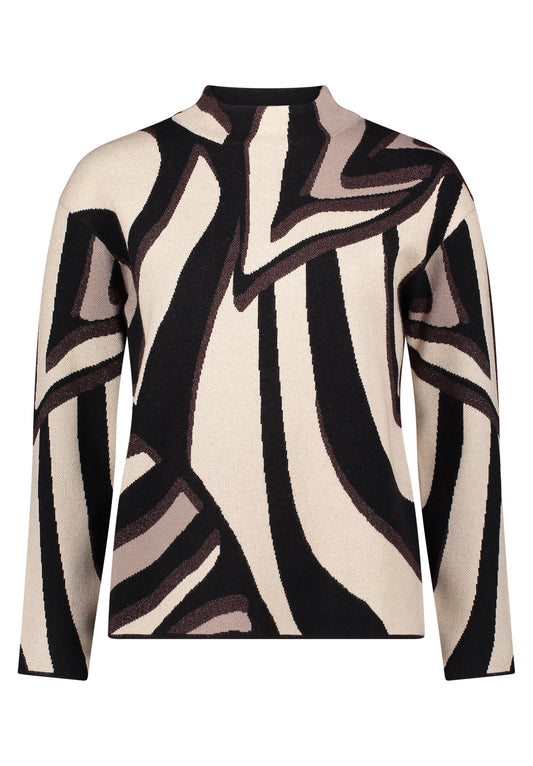 Strickpullover Kurz 1/1 Arm Beige/Taupe Bild 1