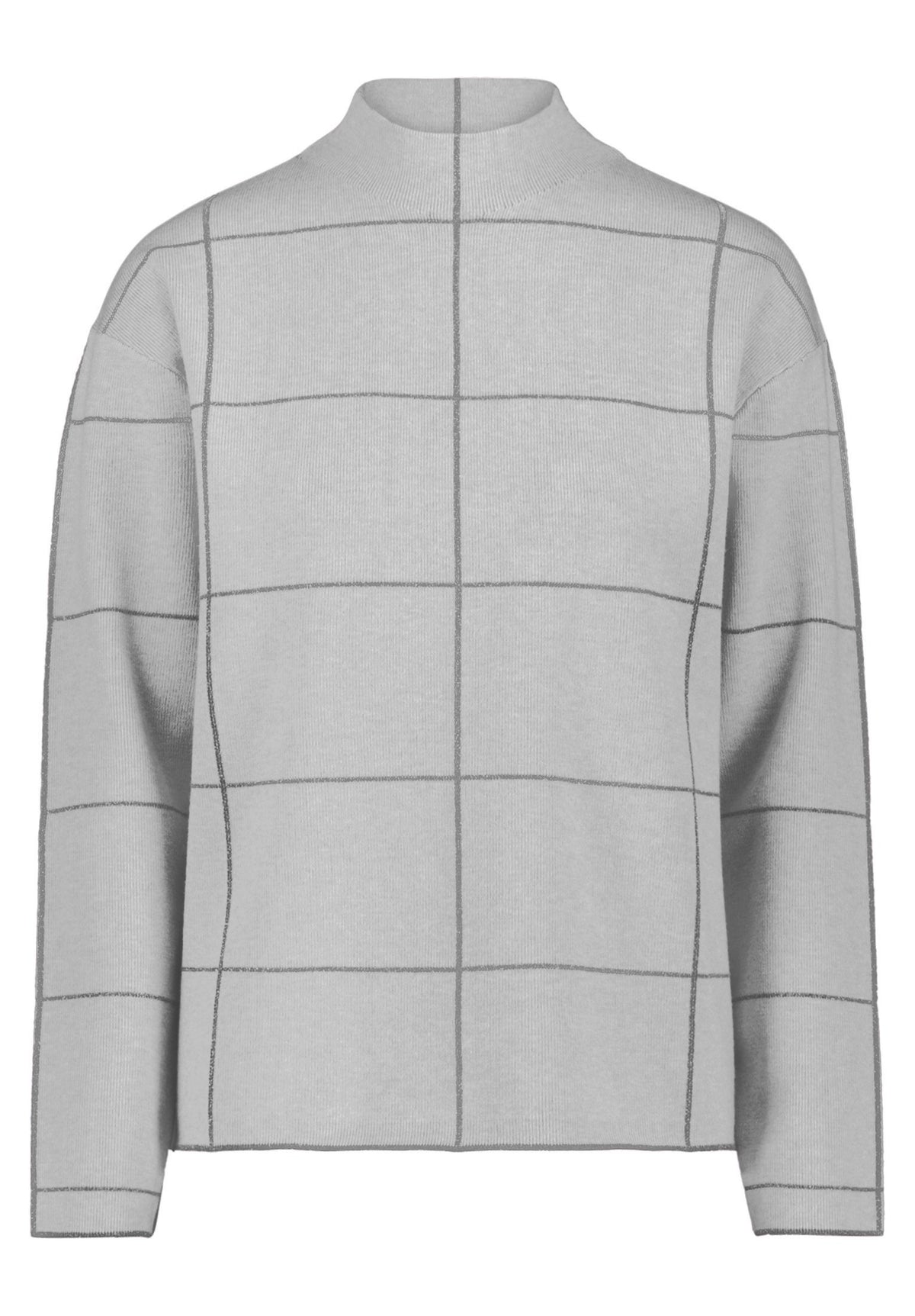 Strickpullover Kurz 1/1 Arm Patch Grey/Grey Bild 1
