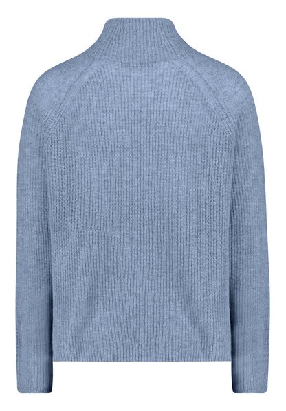 Strickpullover Kurz 1/1 Arm Infinity Melange Bild 2