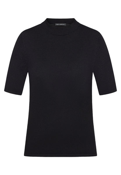 Strickpullover Kurz 1/2 Arm Black Bild 1