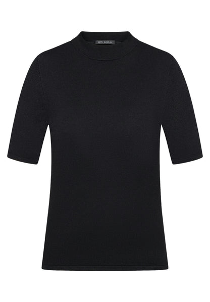 Strickpullover Kurz 1/2 Arm Black Bild 1