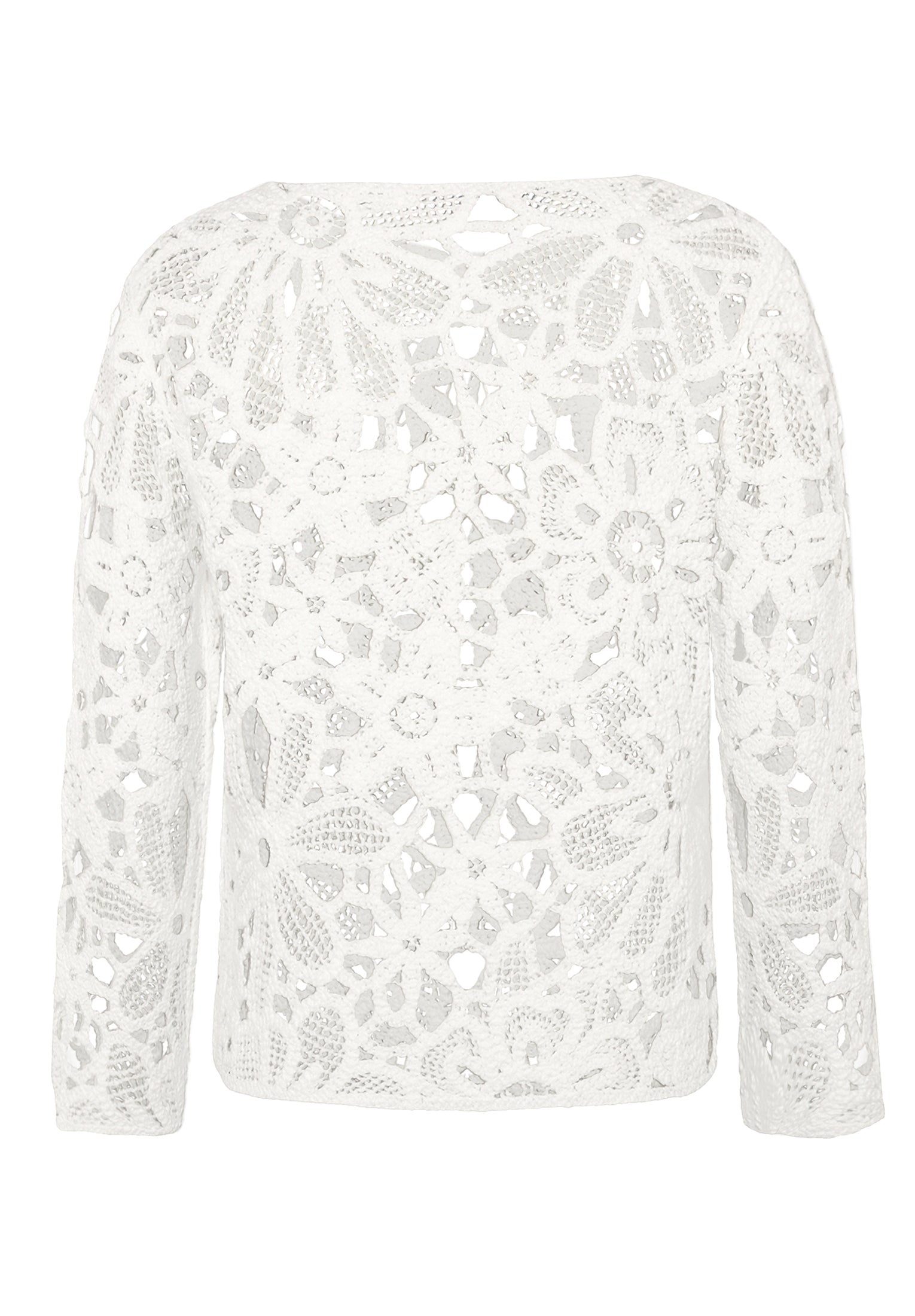 Strickpullover Kurz 3/4 Arm Offwhite Bild 2