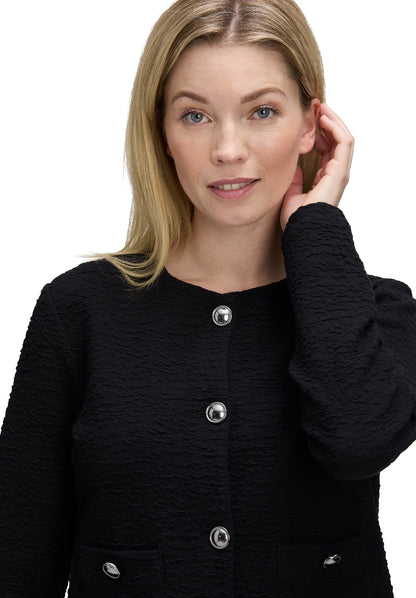 Sweat Jacke Kurz 1/1 Arm Black Bild 6