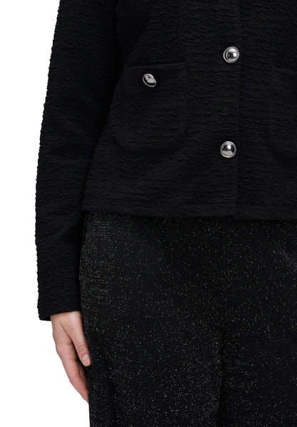 Sweat Jacke Kurz 1/1 Arm Black Bild 7