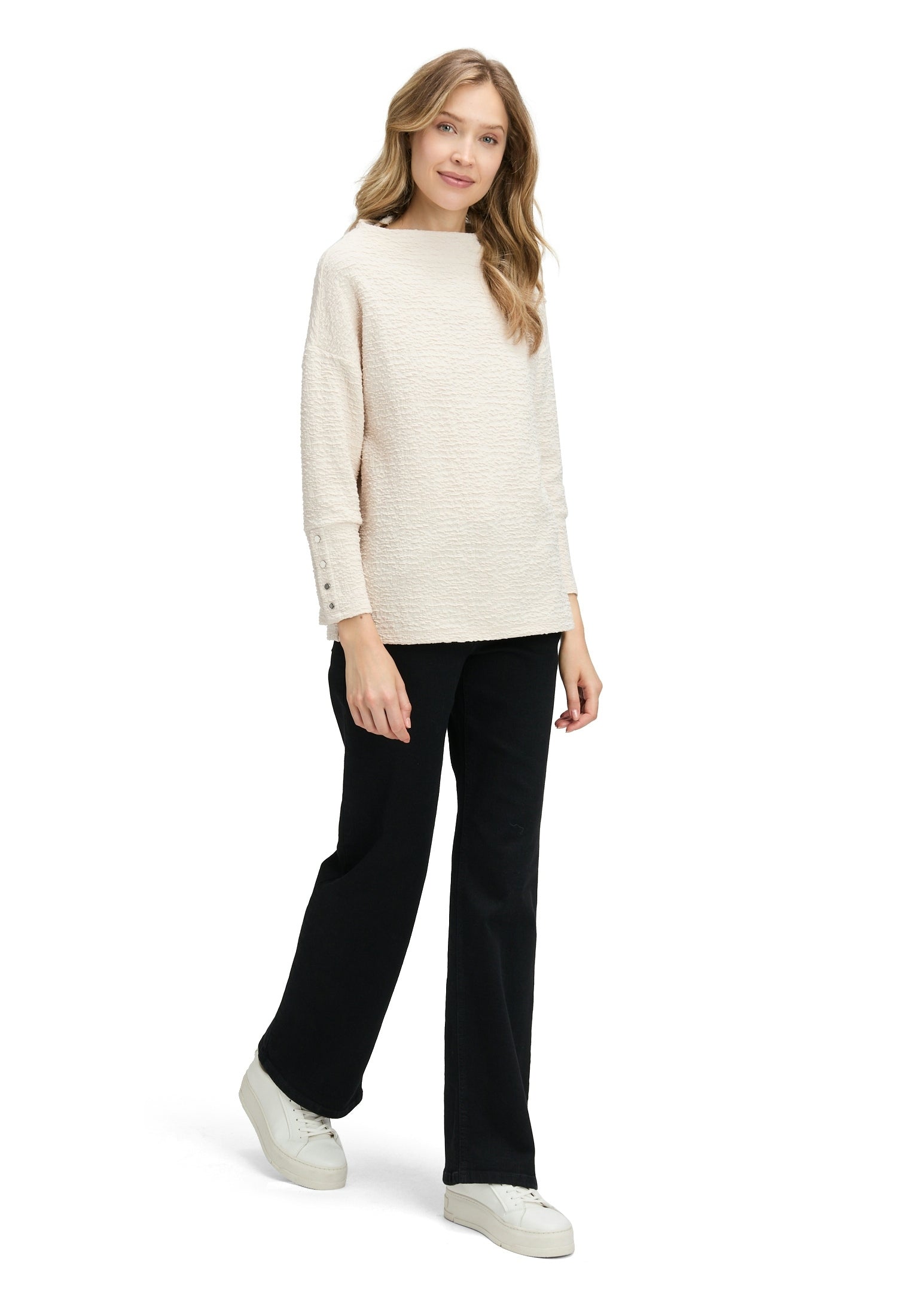 Sweat Kurz 3/4 Arm Pastel Sand Bild 5
