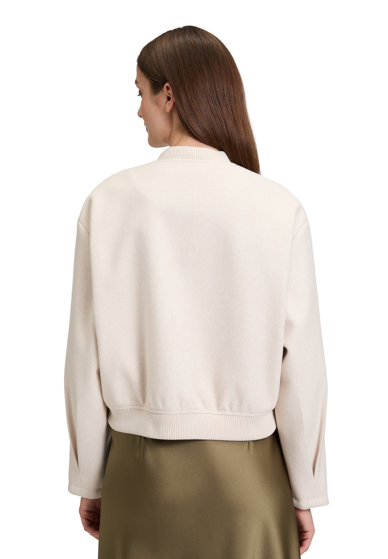 Blazerjacke Kurz 1/1 Arm Bright Cream Melange Bild 4