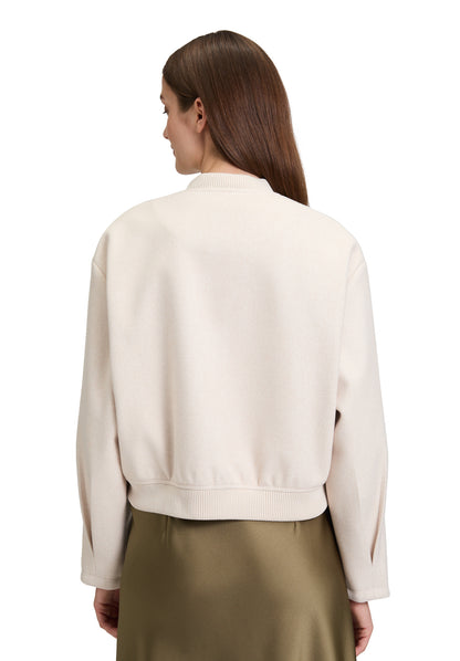 Blazerjacke Kurz 1/1 Arm Bright Cream Melange Bild 4