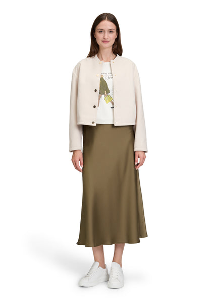 Blazerjacke Kurz 1/1 Arm Bright Cream Melange Bild 5