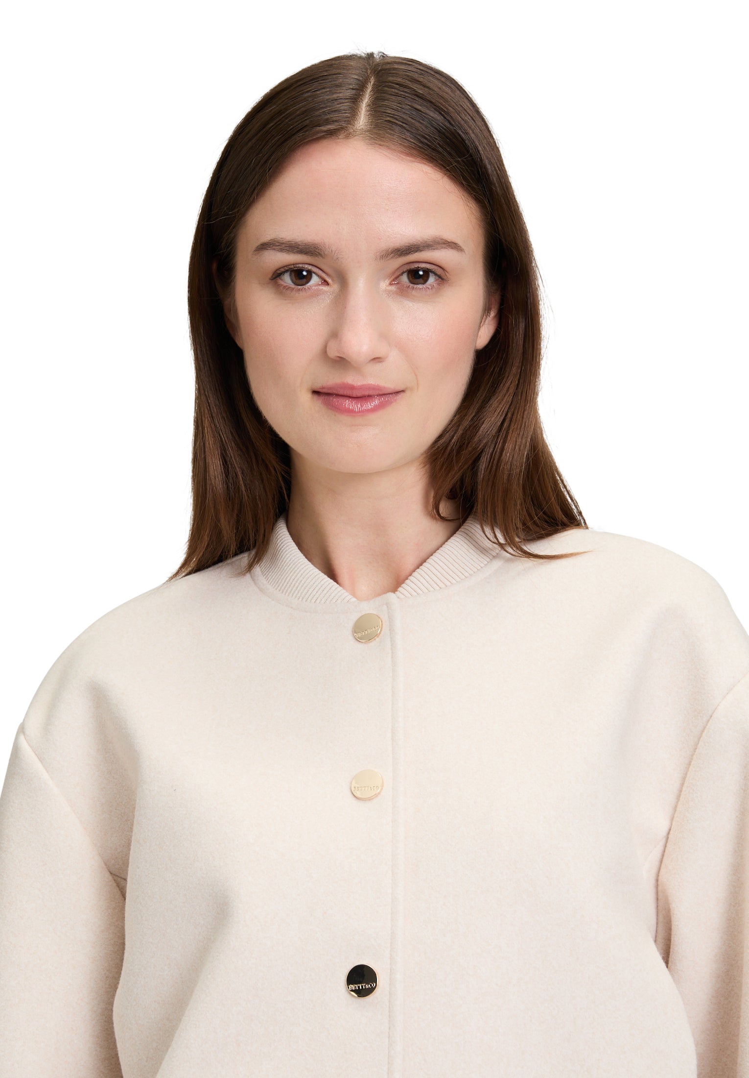 Blazerjacke Kurz 1/1 Arm Bright Cream Melange Bild 6