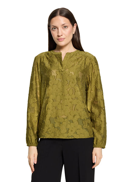 Bluse Kurz 1/1 Arm Olive Drab Bild 3