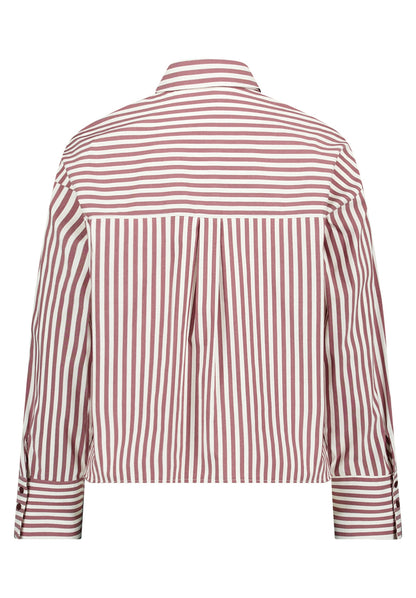 Bluse Kurz 1/1 Arm White/Dark Red Bild 2
