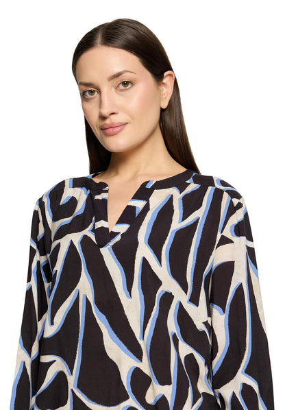 Bluse Kurz 1/1 Arm Grey/Cream Bild 6