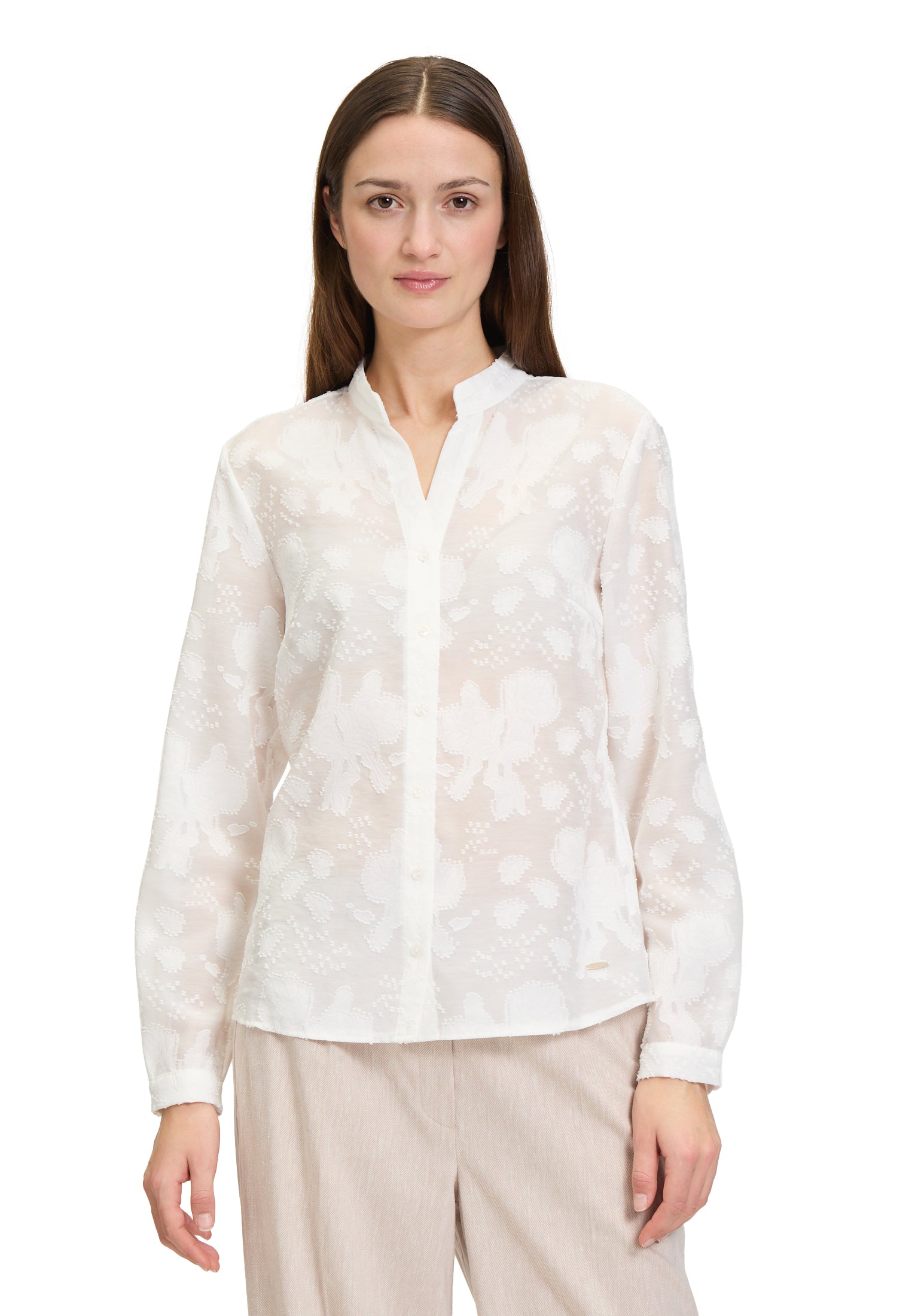 Bluse Kurz 1/1 Arm Offwhite Bild 3