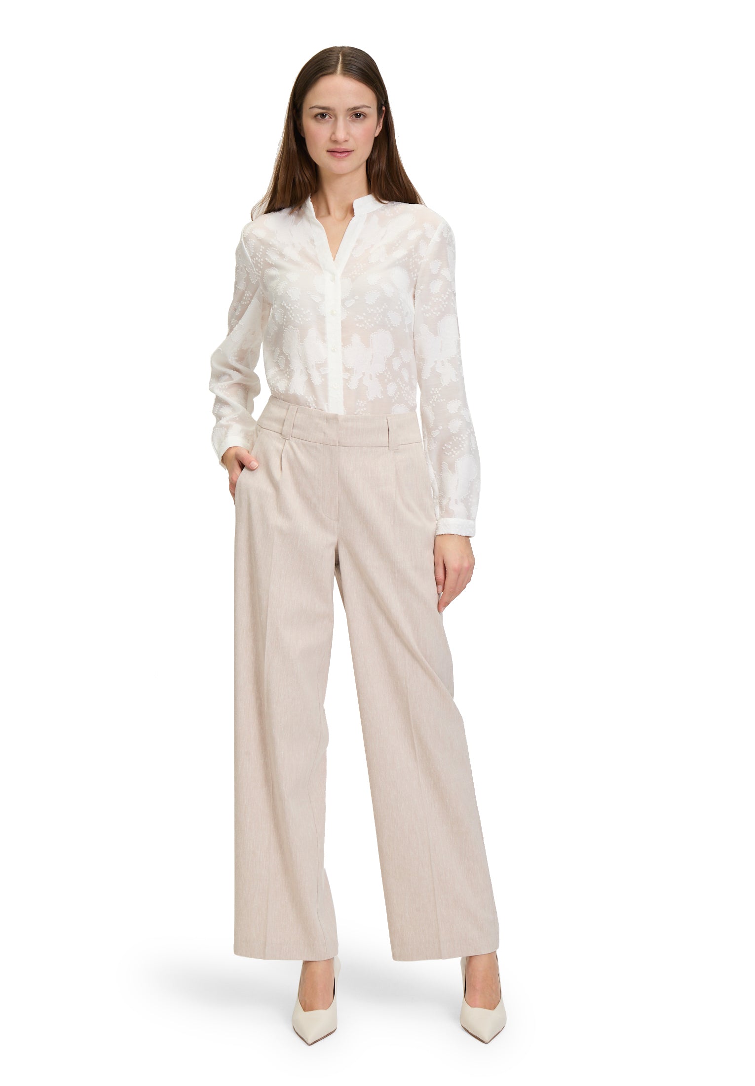 Bluse Kurz 1/1 Arm Offwhite Bild 5