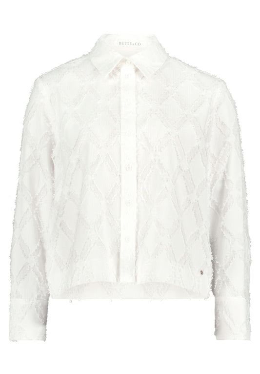 Bluse Kurz 1/1 Arm Offwhite Bild 1