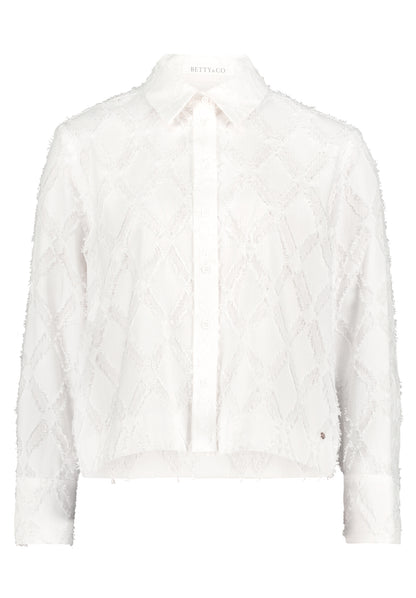 Bluse Kurz 1/1 Arm Offwhite Bild 1