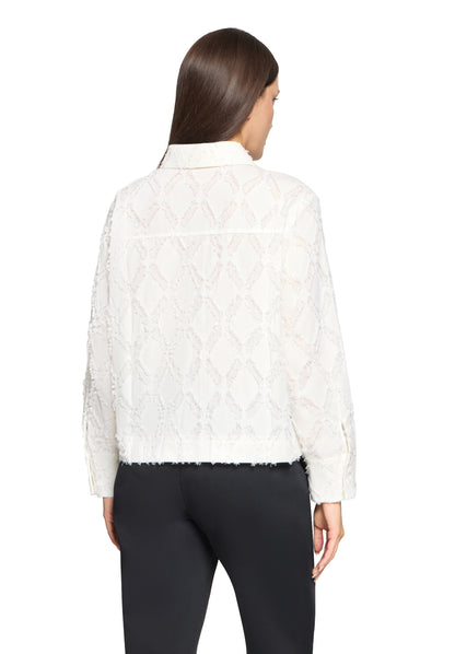 Bluse Kurz 1/1 Arm Offwhite Bild 4