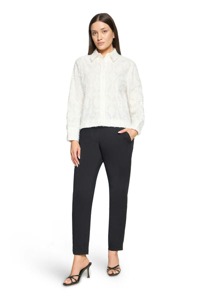 Bluse Kurz 1/1 Arm Offwhite Bild 5