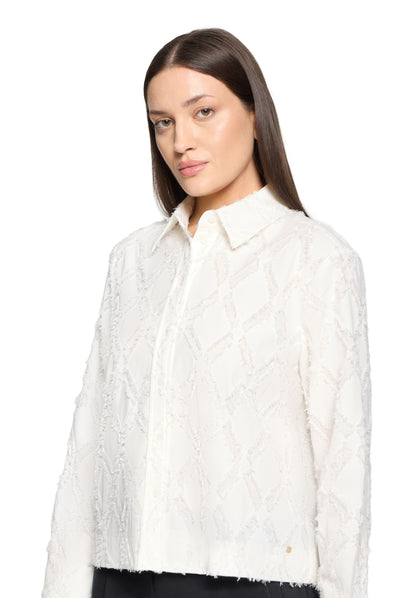 Bluse Kurz 1/1 Arm Offwhite Bild 6