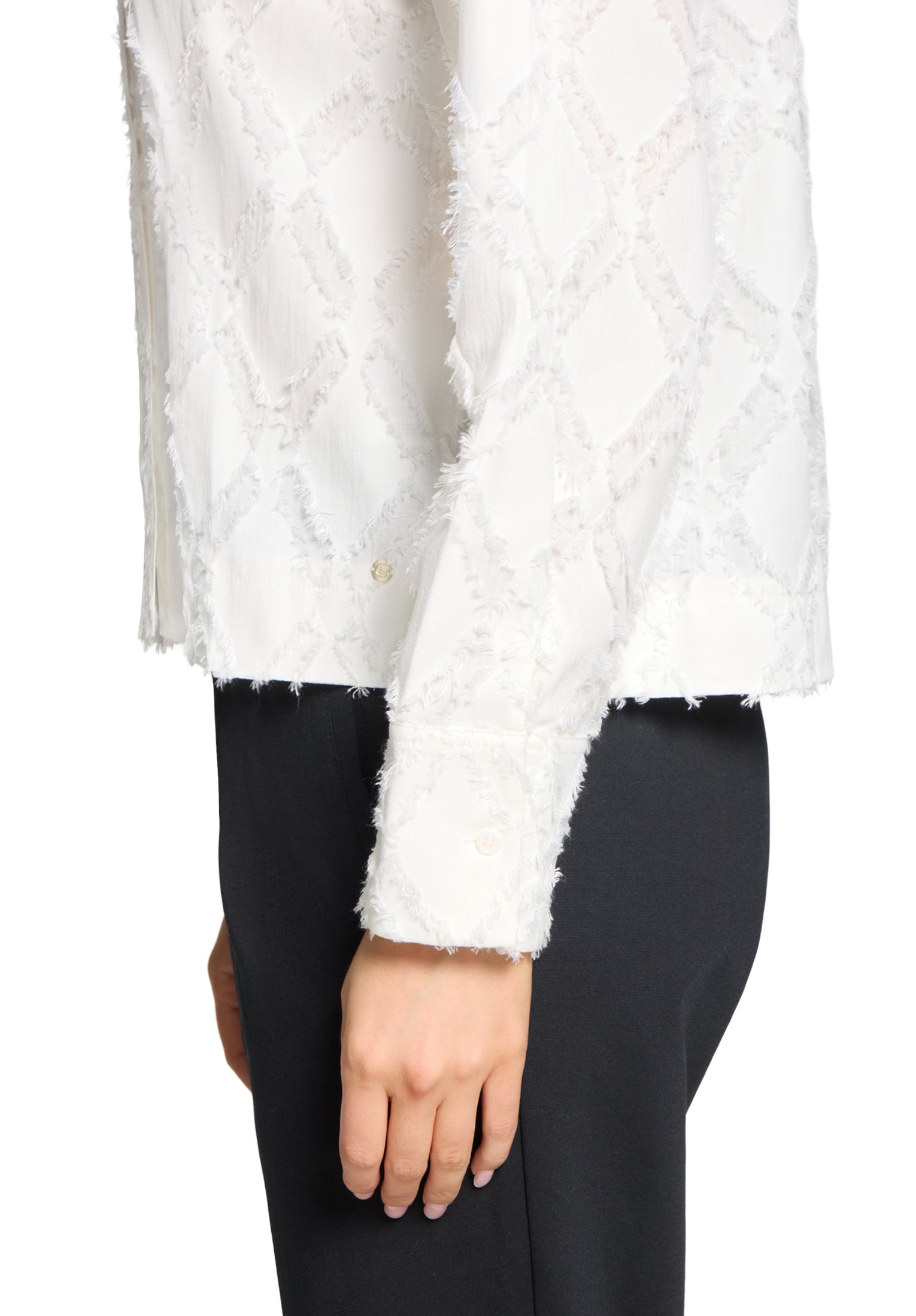 Bluse Kurz 1/1 Arm Offwhite Bild 7