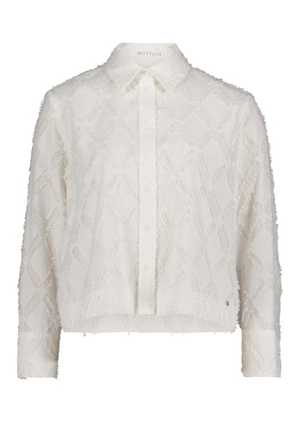 Bluse Kurz 1/1 Arm Offwhite Bild 8