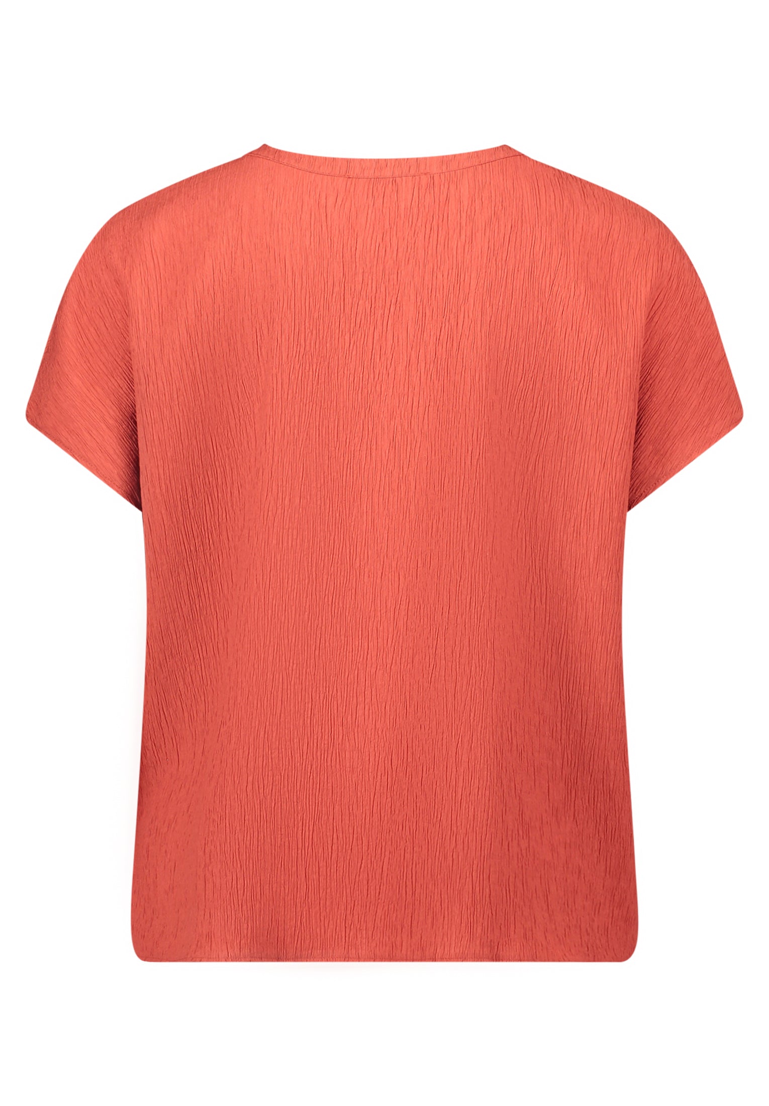 Bluse Kurz 1/2 Arm Rust Red Bild 2