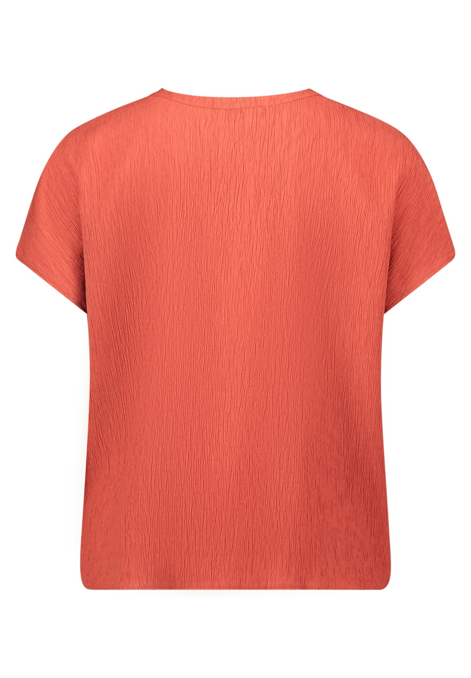 Bluse Kurz 1/2 Arm Rust Red Bild 2